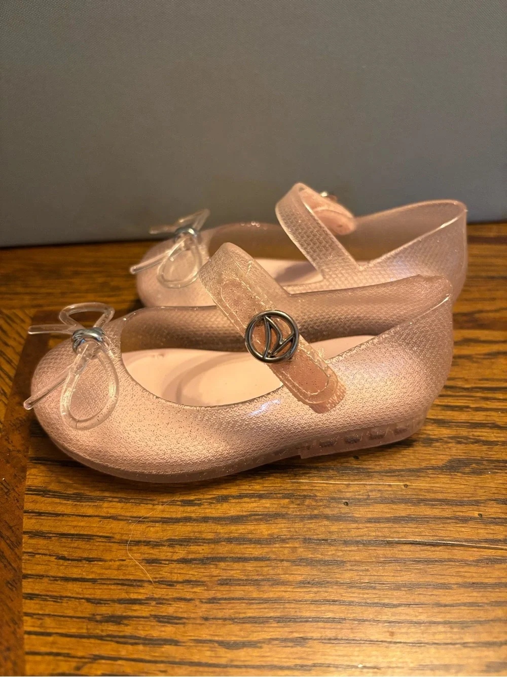 Sperry Girls' Pink Jelly Mary Jane Shoes with Bow Accent